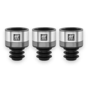 Jogo de 3 Seladores de Vinho à Vácuo Cinza Fresh & Save Zwilling